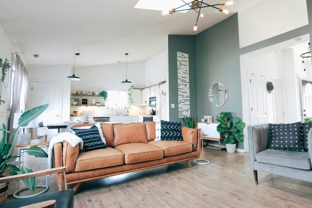 living room sofa as an example of perfectionism